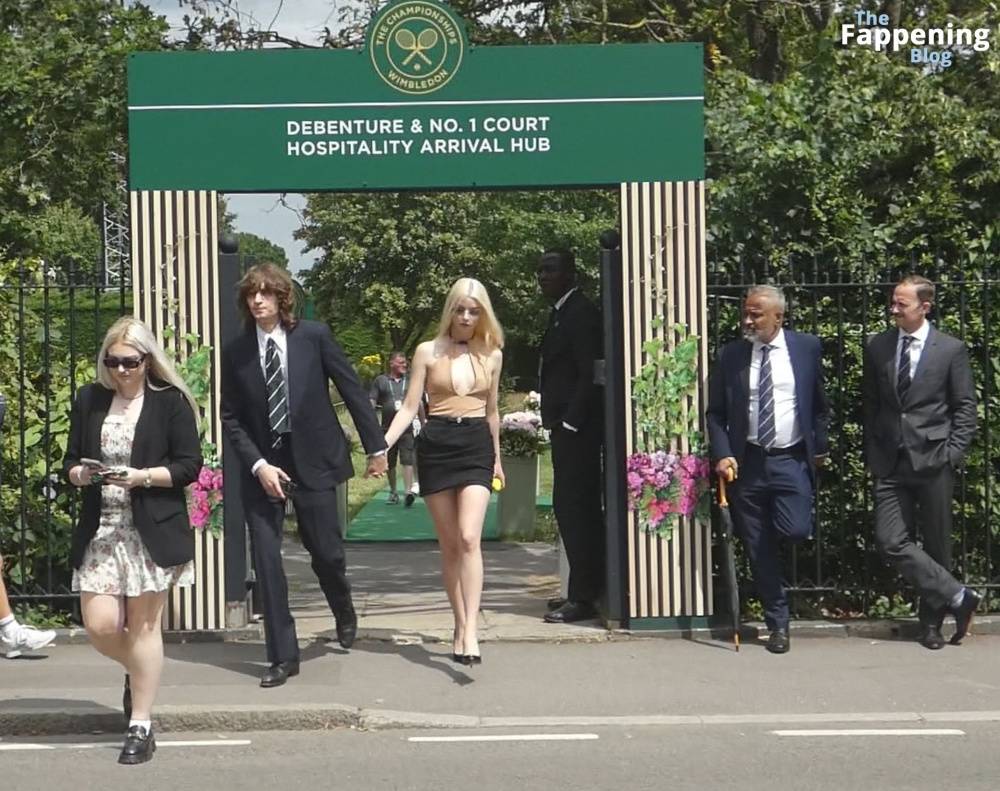 Anya Taylor-Joy & Malcolm McRae Attend The Wimbledon Finals (23 Photos) - #2