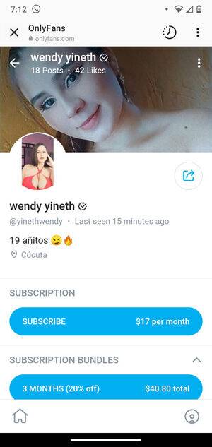 Wendy Yineth / wiyi_we / yinetwendy Nude Leaks - #26