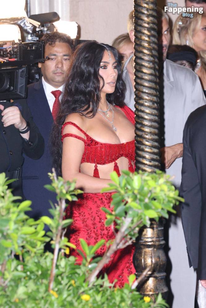 Kim Kardashian Stuns in Red for Anant Ambani’s Wedding (40 Photos) - #13