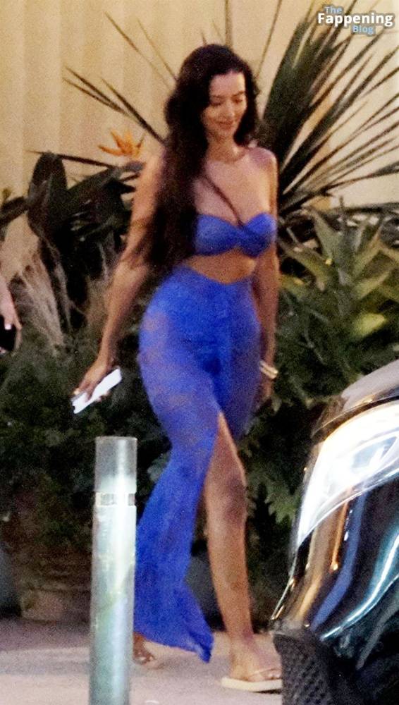 Maya Jama Stuns in a Blue Dress in Ibiza (76 Photos) - #4