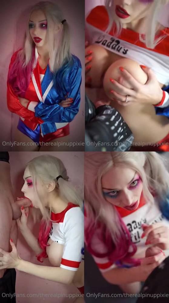 Pinup Pixie Harley Quinn Cosplay OnlyFans Video Leaked - #1