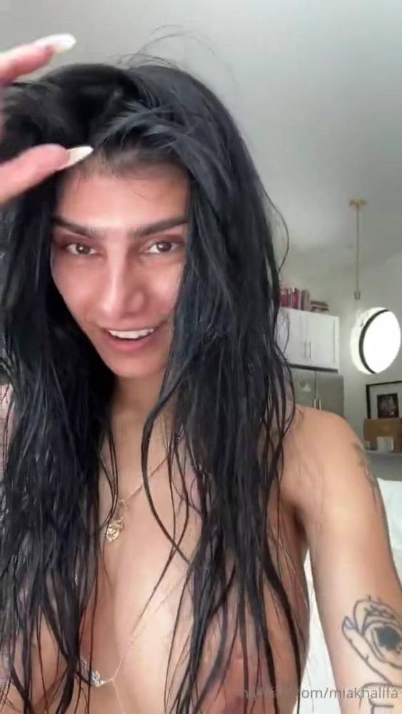 Mia Khalifa Nude Topless Livestream OnlyFans Video Leaked - #8