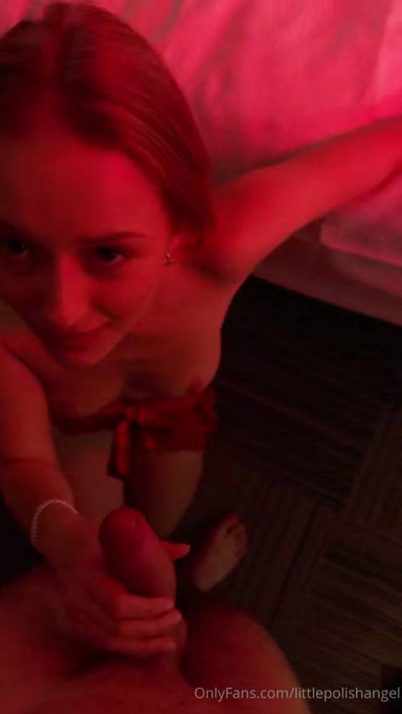 LittlePolishAngel POV Blowjob Cumshot OnlyFans Video Leaked - #6