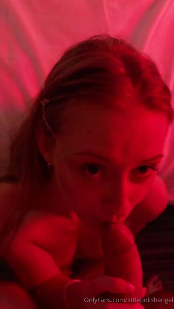 LittlePolishAngel POV Blowjob Cumshot OnlyFans Video Leaked - #12