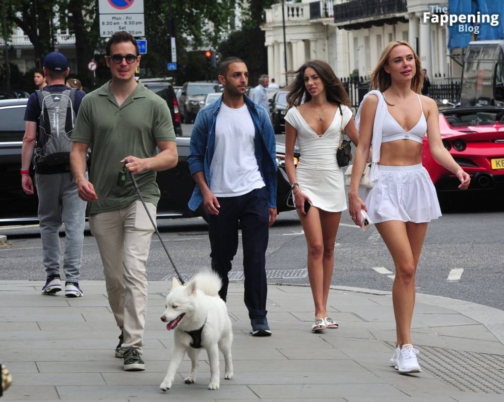 Kimberley Garner Looks Sexy in a White Outfit While Out with Friends in Chelsea (30 Photos) - #15