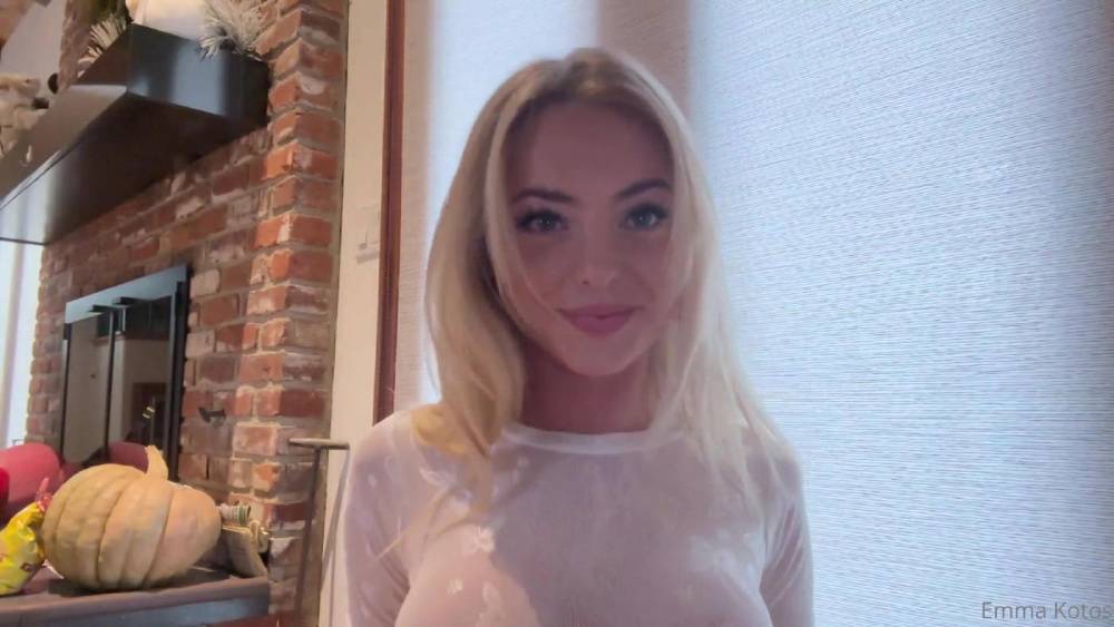 Emma Kotos Nude See-Through Dress OnlyFans Video Leaked - #5