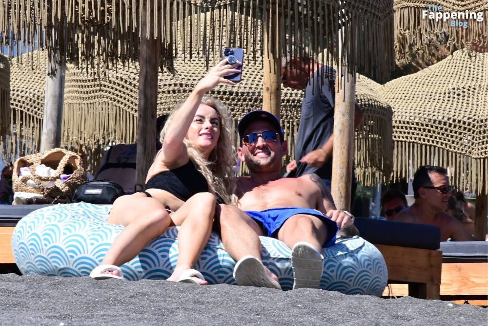 Katie McGlynn Stuns in a Black Bikini as She Hits the Beach in Santorini (29 Photos) - #20