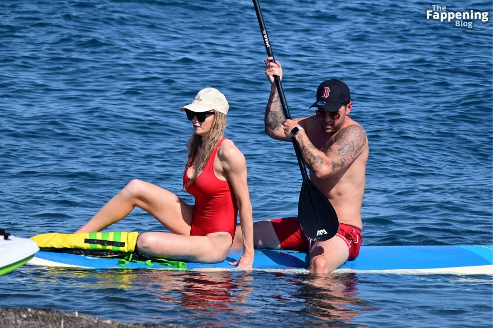 Katie McGlynn Stuns in a Red Bikini as She Hits the Beach in Greece with Ricky Raymen (32 Photos) - #18