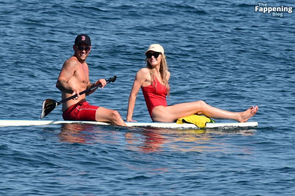 Katie McGlynn Stuns in a Red Bikini as She Hits the Beach in Greece with Ricky Raymen (32 Photos) - #4