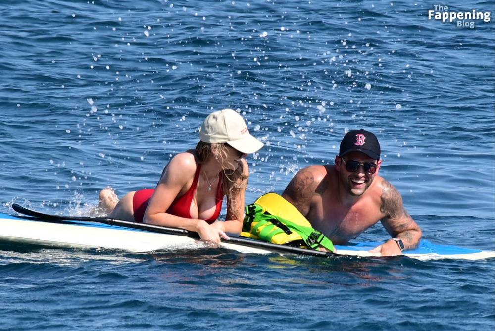 Katie McGlynn Stuns in a Red Bikini as She Hits the Beach in Greece with Ricky Raymen (32 Photos) - #24