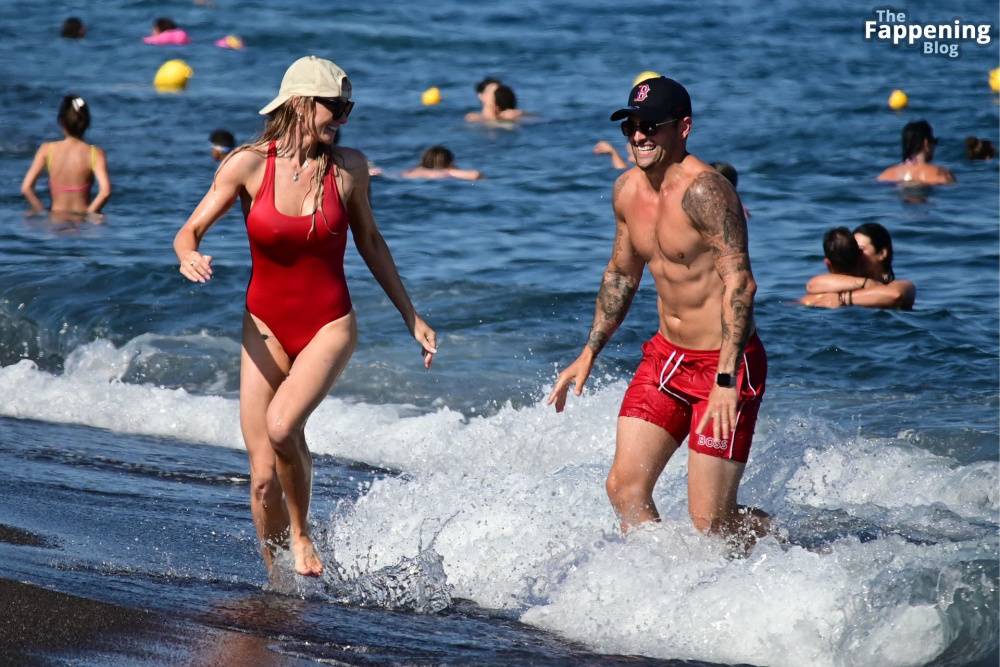 Katie McGlynn Stuns in a Red Bikini as She Hits the Beach in Greece with Ricky Raymen (32 Photos) - #6