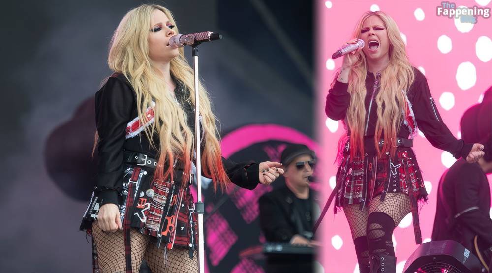 Avril Lavigne Looks Sexy at Glastonbury 2024 (19 Photos) - #18