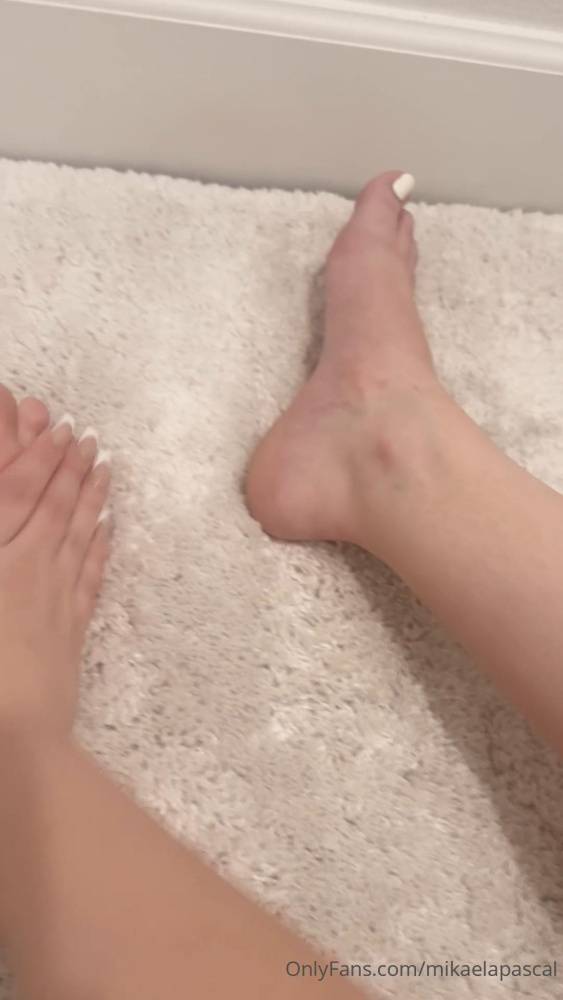 Mikaela Pascal Feet Lotion PPV Onlyfans Video Leaked - #7