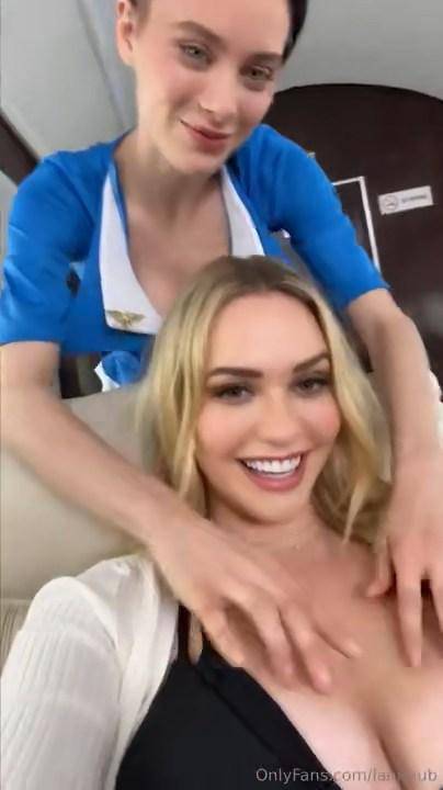 Lana Rhoades Mia Malkova Stewardess OnlyFans Video Leaked - #3