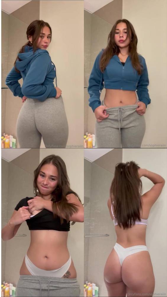 Sophie Rain Nude Sweatpants Strip OnlyFans Video Leaked - #1