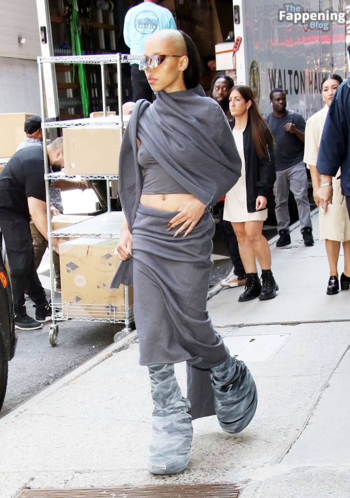 FKA Twigs is Spotted Braless as She Exits GMA3 in New York City (30 Photos) - #11