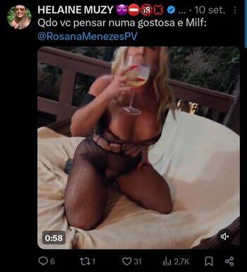 Rosana Menezes / rosanamenezes / rosanamenezesoficial Leaked Nude OnlyFans - #1