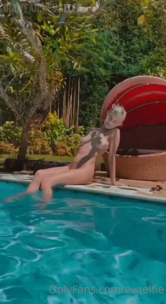 Eva Elfie Nude Pool Tease OnlyFans Video Leaked - #7