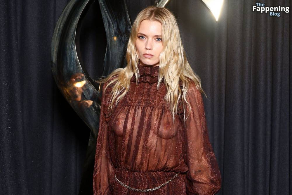 Abbey Lee Kershaw Displays Her Nude Tits at the Saint Laurent Show in Paris (35 Photos) - #10