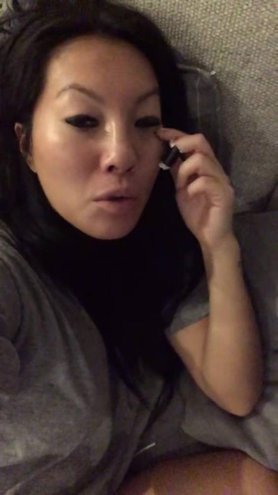 Asa Akira Nude Glass Dildo Masturbation OnlyFans Video Leaked - #15