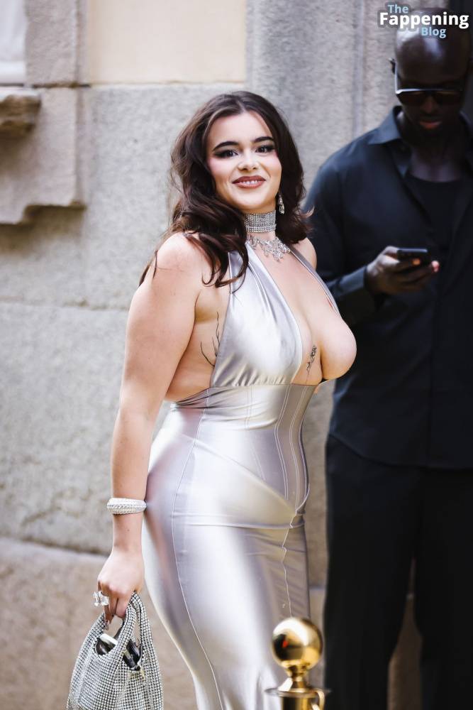 Barbie Ferreira Displays Her Sexy Boobs in Milan (5 Photos) - #main