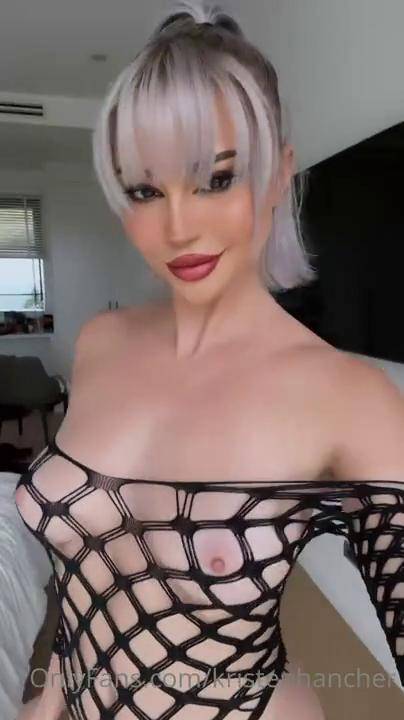 Kristen Hancher Nude TikTok Fishnet OnlyFans Video Leaked - #main