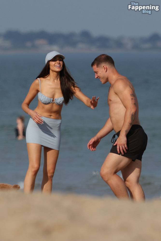 Olivia Culpo & Christian McCaffrey Spark Joyful Vibes on Rhode Island Beach (46 Photos) - #main