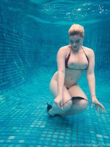 Stefania Ferrario Nude Underwater Pool Onlyfans Set Leaked - Australia on modelfansclub.com