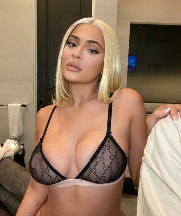 Kylie Jenner Sheer See Through Lingerie Nip Slip Set Leaked - Usa on modelfansclub.com