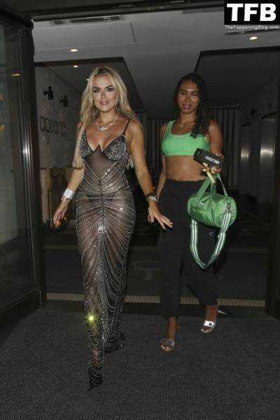 Tallia Storm Looks Hot in a See-Through Dress After the TOWIE Season Launch Party on modelfansclub.com