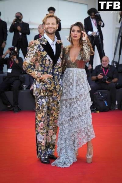 Irene Forti Flaunts Her Sexy Tits at the 79th Venice International Film Festival on modelfansclub.com