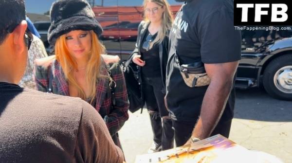Avril Lavigne Receives a Star on the Hollywood Walk of Fame on modelfansclub.com