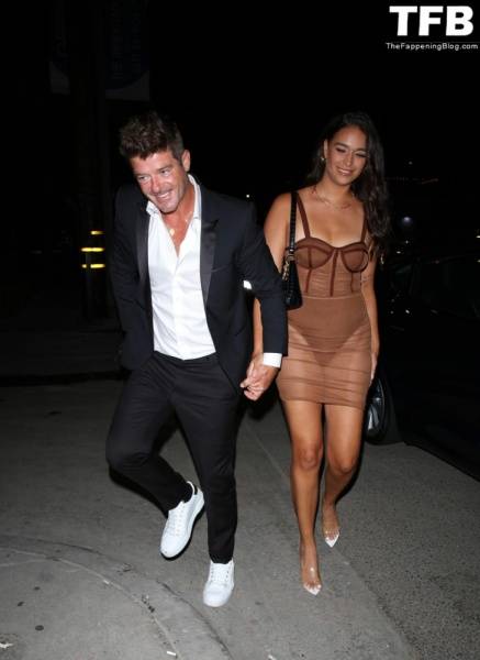 April Love Geary & Robin Thicke are One HOT Couple on modelfansclub.com