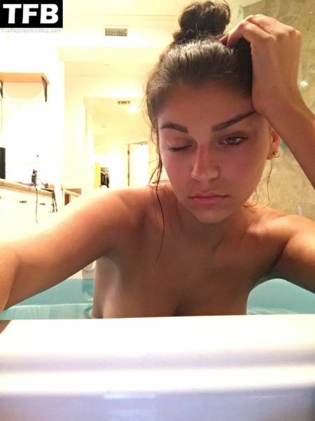 Andrea Russett Topless & Sexy Collection on modelfansclub.com