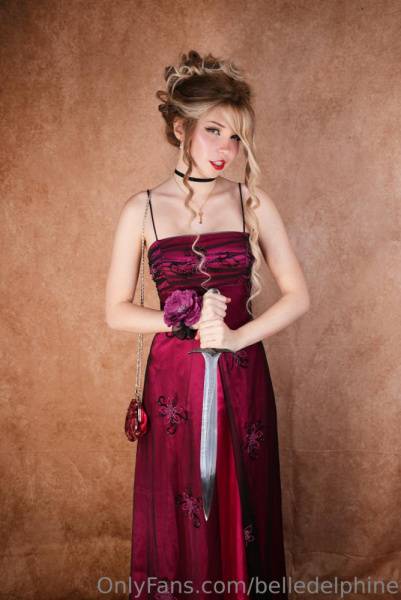 Belle Delphine Nude Prom Night Red Dress Onlyfans Set Leaked on modelfansclub.com