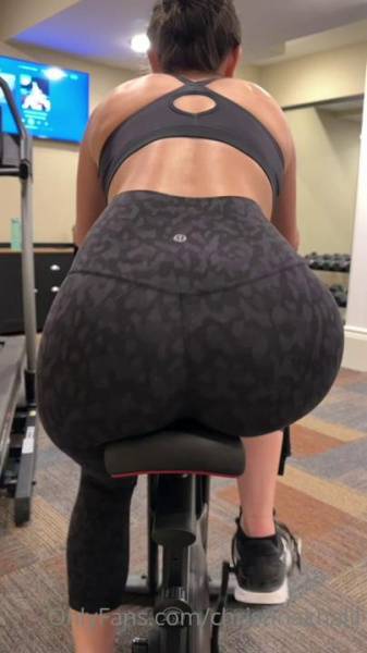 Christina Khalil Gym Ass Leggings Strip Onlyfans Video Leaked on modelfansclub.com