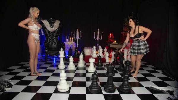 Meg Turney Danielle DeNicola Chess Strip Onlyfans Video Leaked on modelfansclub.com