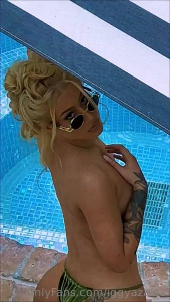 Iggy Azalea Nude See-Through Pool Onlyfans Video Leaked on modelfansclub.com