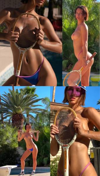 Rachel Cook Nude Outdoor Tennis Bikini Set Leaked on modelfansclub.com