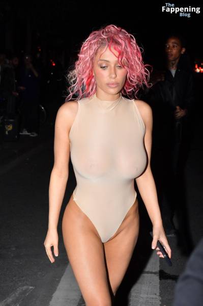 Bianca Censori Flashes Her Nude Boobs in Paris (57 Photos) - city Paris on modelfansclub.com