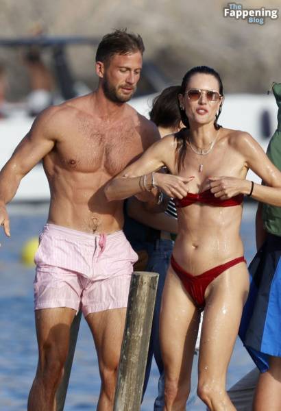 Alessandra Ambrosio is Seen with Alexander Smurfit Enjoying a Swim Together in Ibiza (39 Photos) - Brazil - Ireland on modelfansclub.com