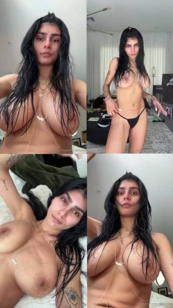 Mia Khalifa Nude Topless Livestream OnlyFans Video Leaked on modelfansclub.com