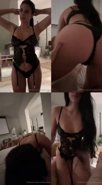 Camilla Araujo Lingerie POV Blowjob OnlyFans Video Leaked on modelfansclub.com